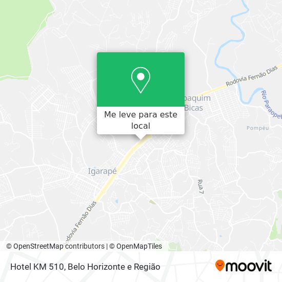 Hotel KM 510 mapa