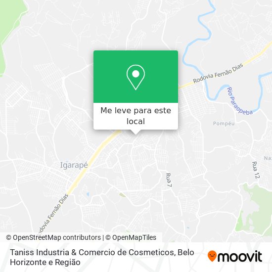 Taniss Industria & Comercio de Cosmeticos mapa