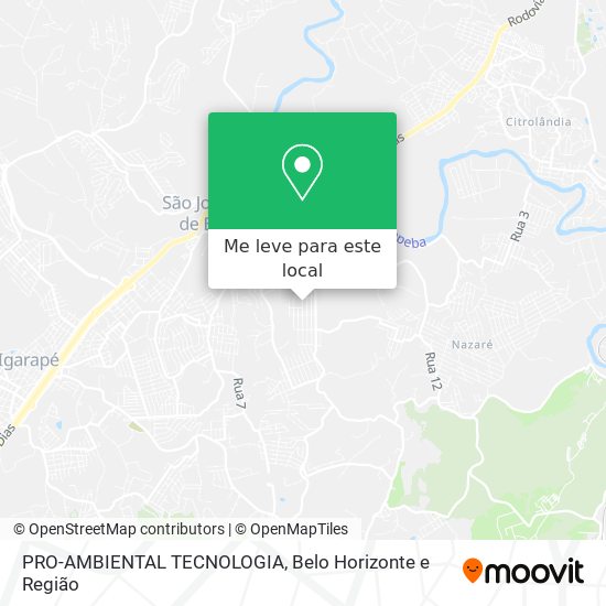 PRO-AMBIENTAL TECNOLOGIA mapa