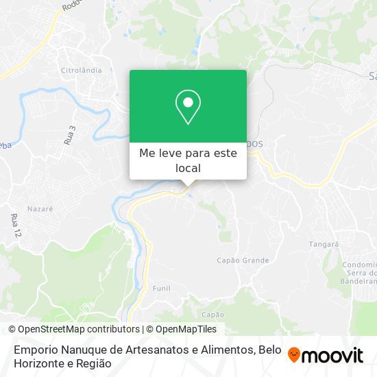 Emporio Nanuque de Artesanatos e Alimentos mapa