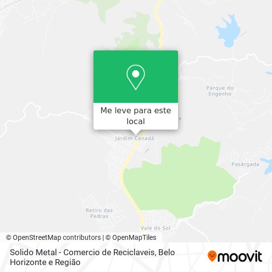 Solido Metal - Comercio de Reciclaveis mapa