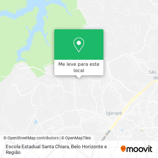 Escola Estadual Santa Chiara mapa