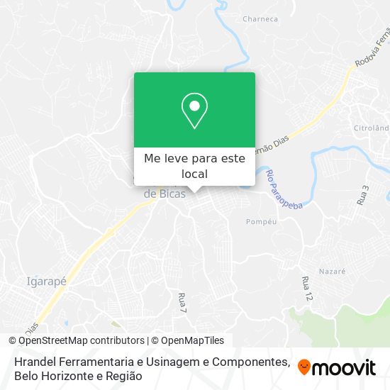 Hrandel Ferramentaria e Usinagem e Componentes mapa