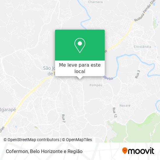Cofermon mapa