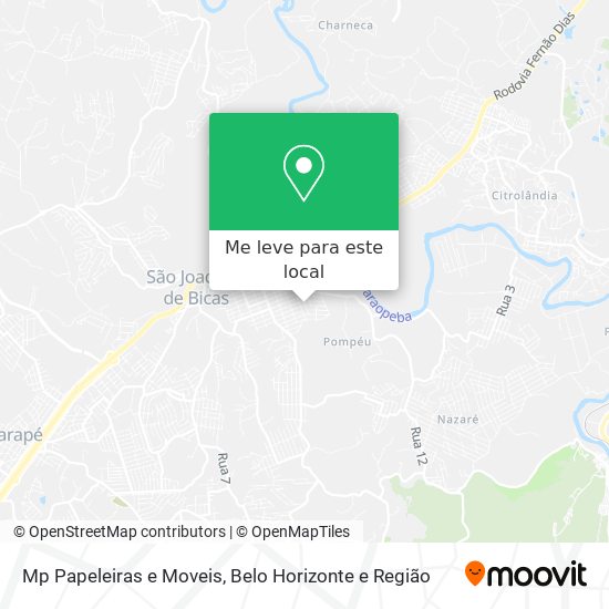 Mp Papeleiras e Moveis mapa