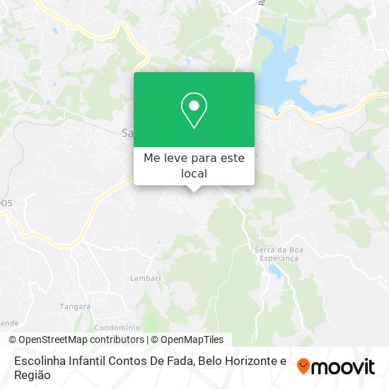 Escolinha Infantil Contos De Fada mapa