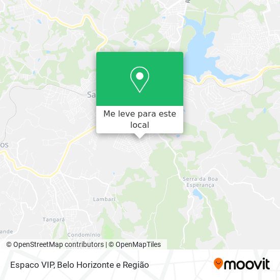 Espaco VIP mapa