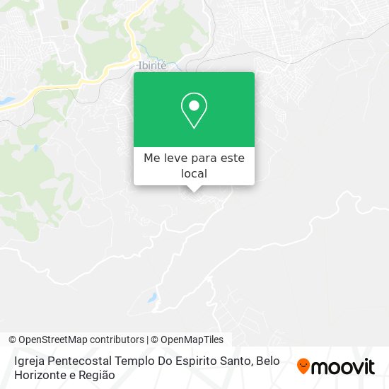 Igreja Pentecostal Templo Do Espirito Santo mapa