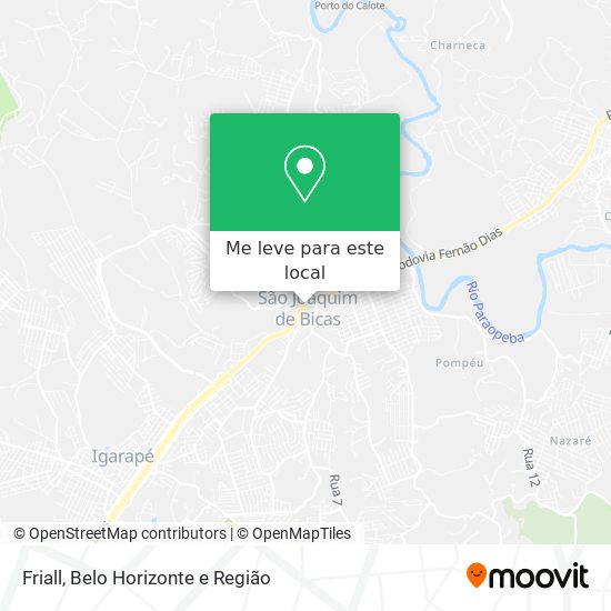 Friall mapa