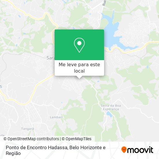 Ponto de Encontro Hadassa mapa