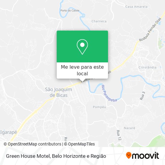 Green House Motel mapa