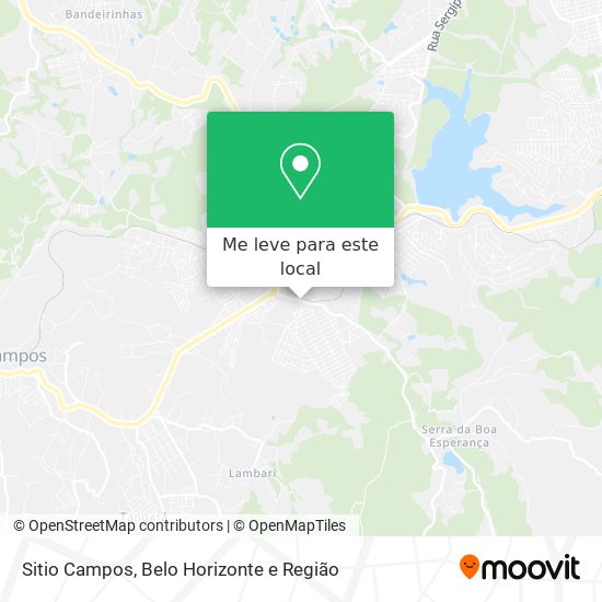 Sitio Campos mapa