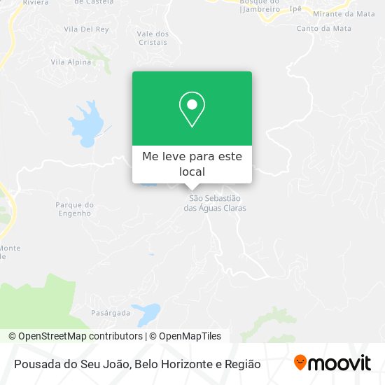 Pousada do Seu João mapa