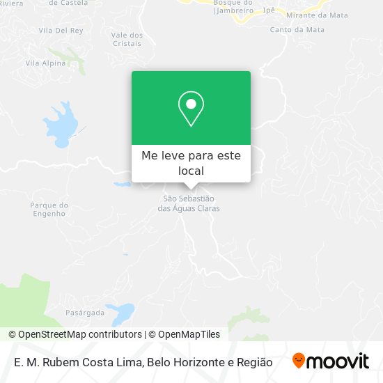 E. M. Rubem Costa Lima mapa
