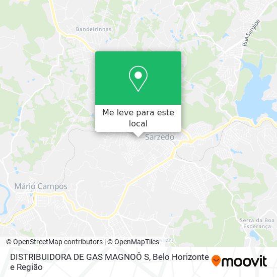 DISTRIBUIDORA DE GAS MAGNOÔ S mapa