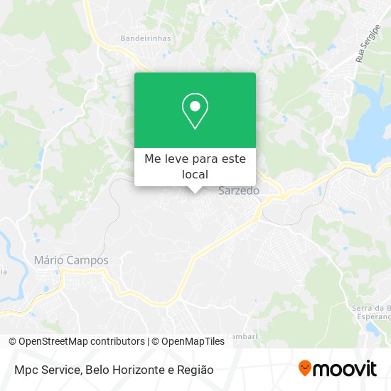 Mpc Service mapa