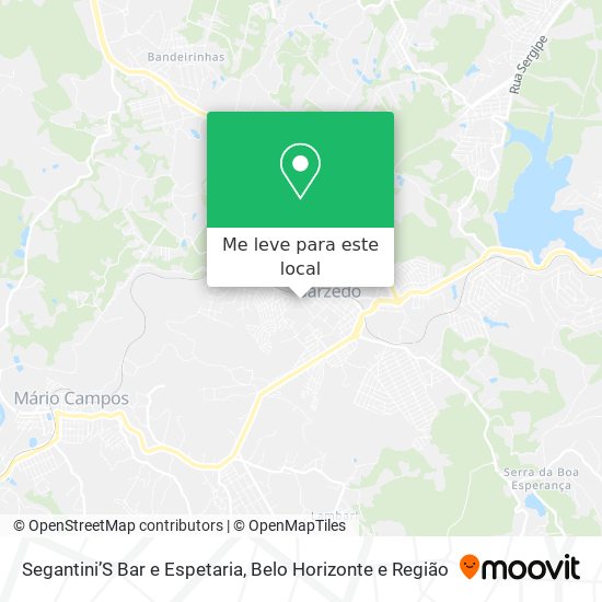 Segantini’S Bar e Espetaria mapa