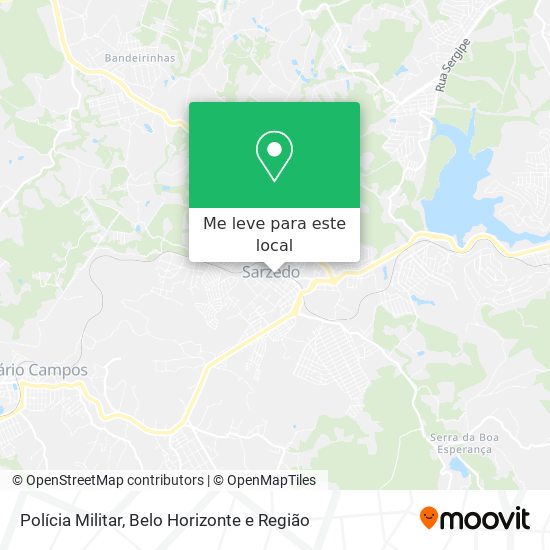 Polícia Militar mapa