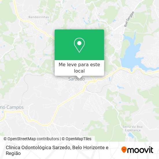 Clínica Odontológica Sarzedo mapa