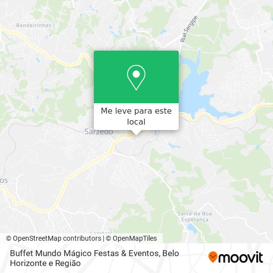 Buffet Mundo Mágico Festas & Eventos mapa