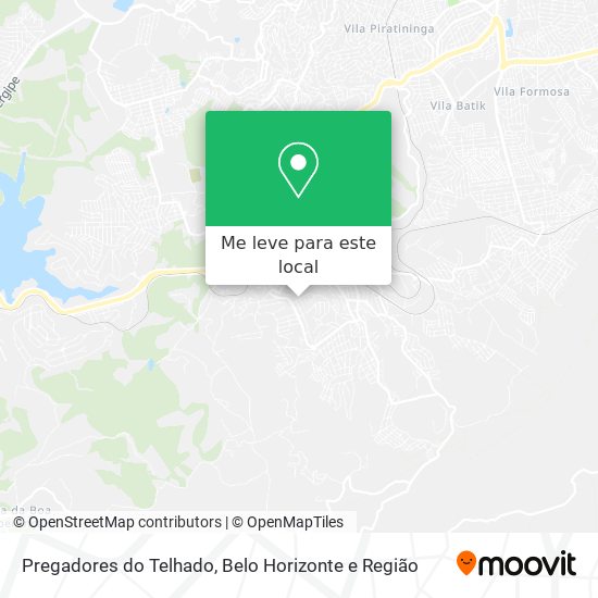 Pregadores do Telhado mapa
