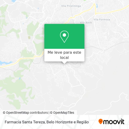Farmacia Santa Tereza mapa