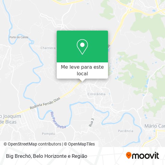 Big Brechó mapa