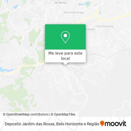 Deposito Jardim das Rosas mapa