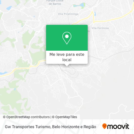 Gw Transportes Turismo mapa