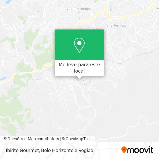 Ibirité Gourmet mapa