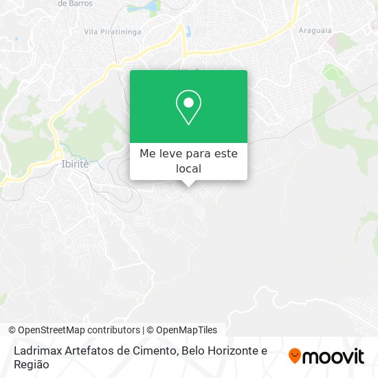 Ladrimax Artefatos de Cimento mapa