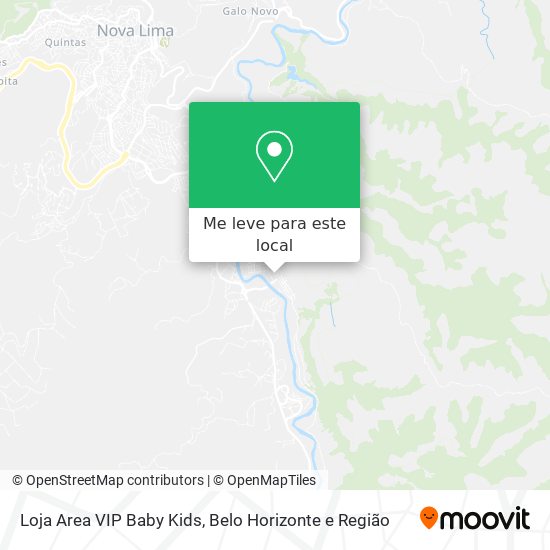 Loja Area VIP Baby Kids mapa