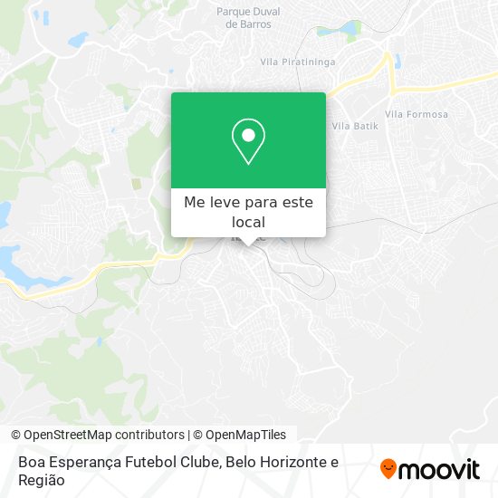 Boa Esperança Futebol Clube mapa