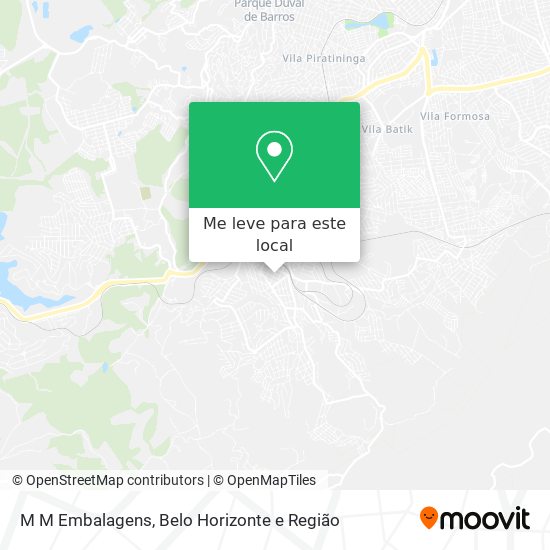 M M Embalagens mapa