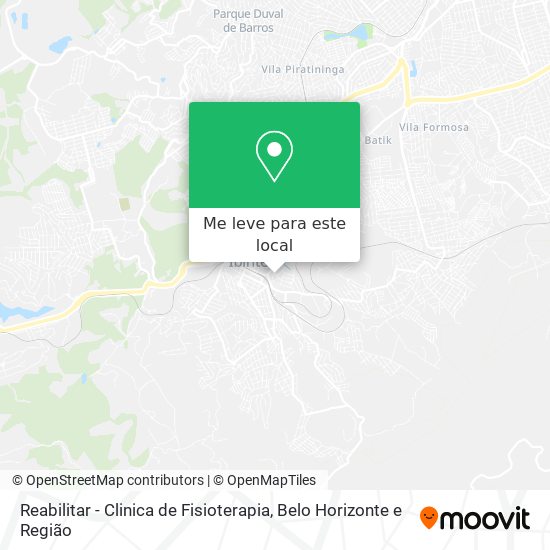 Reabilitar - Clinica de Fisioterapia mapa