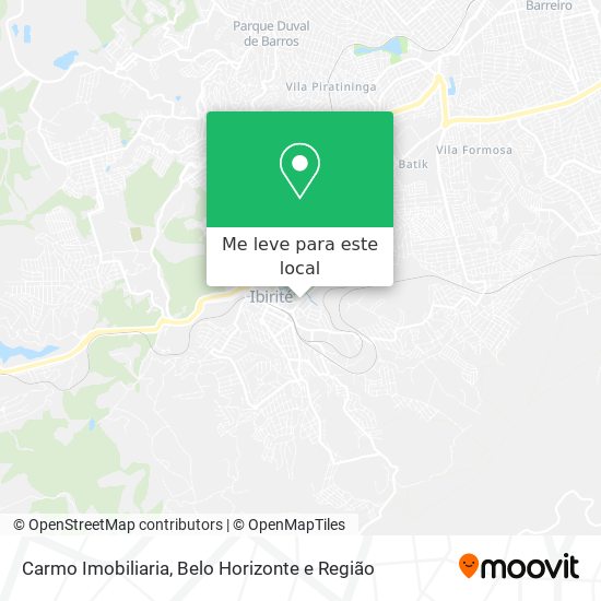 Carmo Imobiliaria mapa