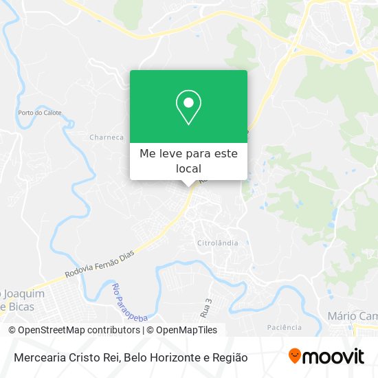 Mercearia Cristo Rei mapa