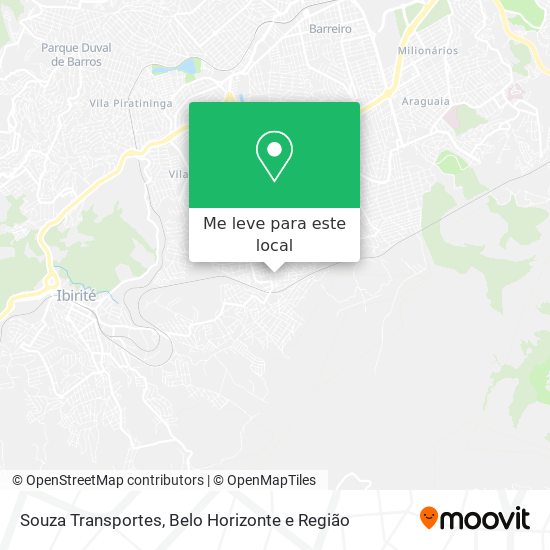 Souza Transportes mapa