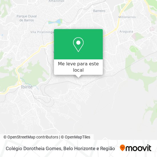Colégio Dorotheia Gomes mapa