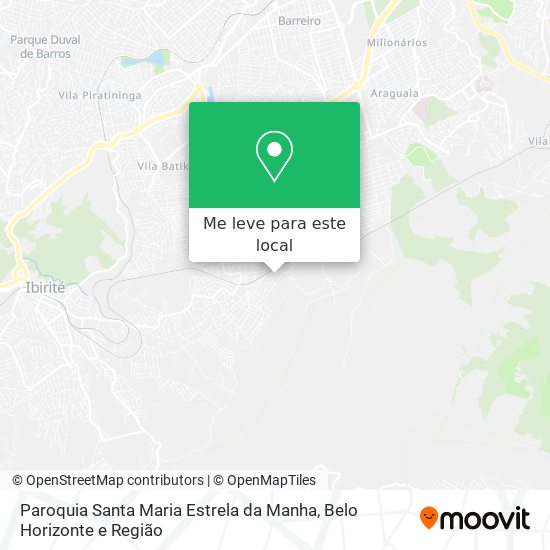 Paroquia Santa Maria Estrela da Manha mapa