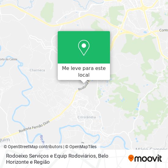 Rodoeixo Serviços e Equip Rodoviários mapa