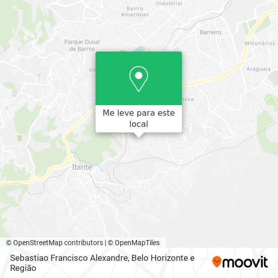 Sebastiao Francisco Alexandre mapa