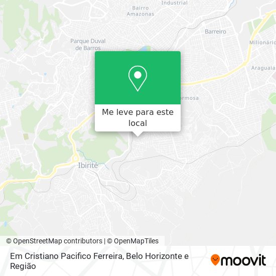 Em Cristiano Pacifico Ferreira mapa