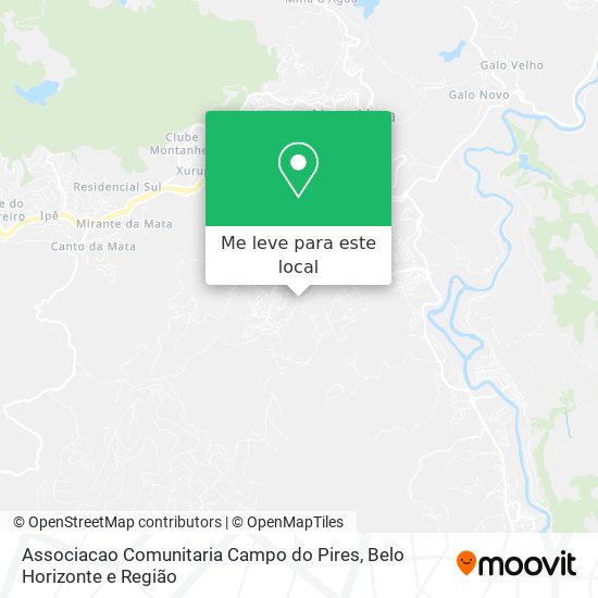 Associacao Comunitaria Campo do Pires mapa