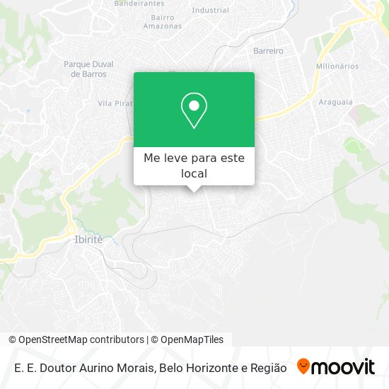 E. E. Doutor Aurino Morais mapa