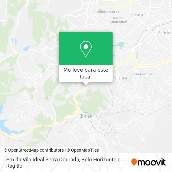 Em da Vila Ideal Serra Dourada mapa