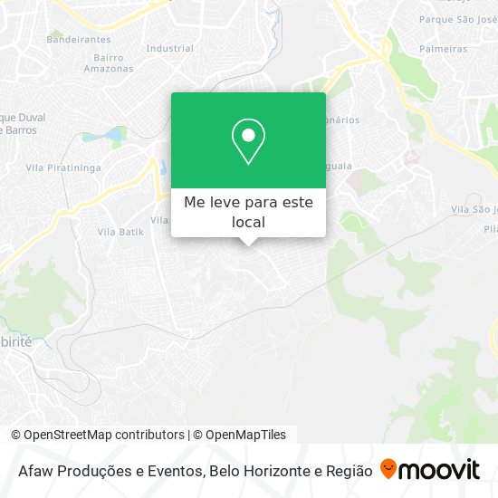 Afaw Produções e Eventos mapa