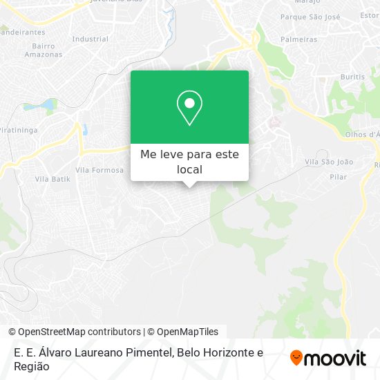 E. E. Álvaro Laureano Pimentel mapa