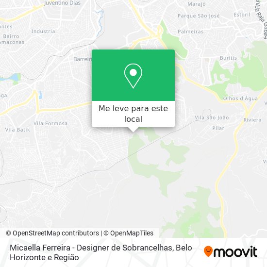 Micaella Ferreira - Designer de Sobrancelhas mapa
