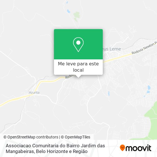 Associacao Comunitaria do Bairro Jardim das Mangabeiras mapa